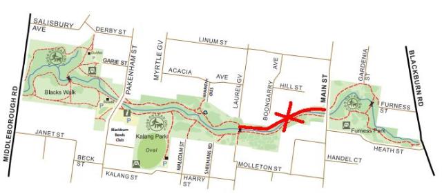 Path Closure - Laurel Grove to Main Street