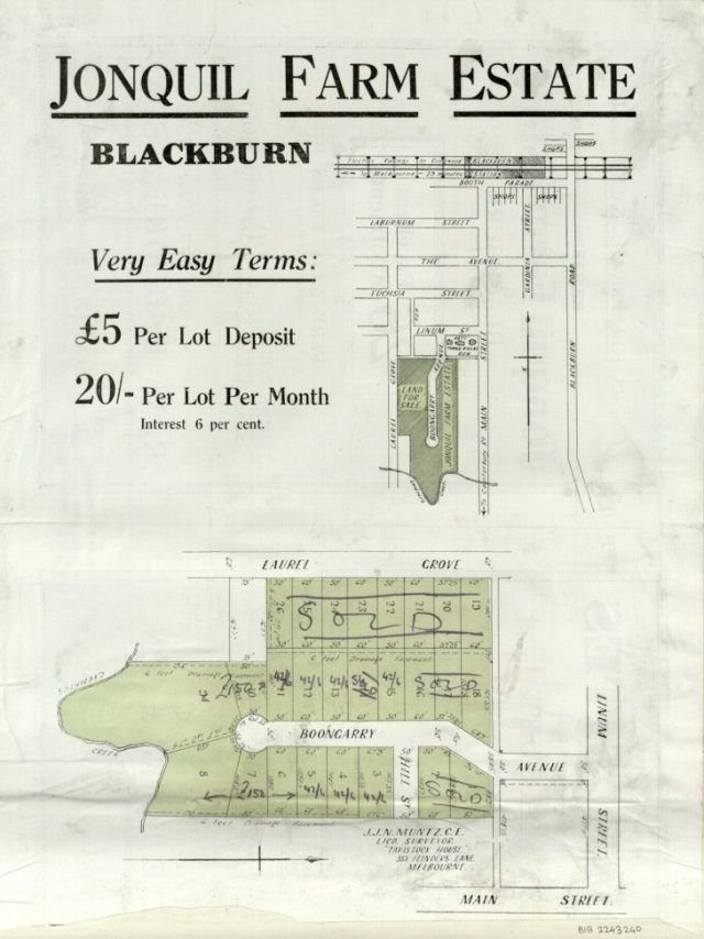 Jonquil Farm Subdivision - Boongarrys Street Area