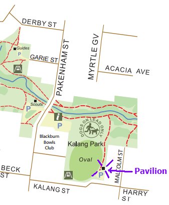 kalang pavilion map