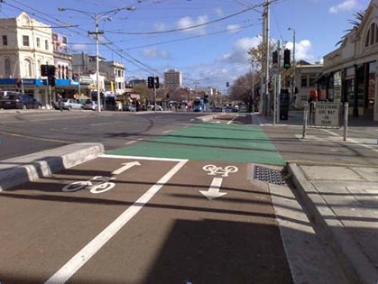 2-Way Copenhagen Bike Lane